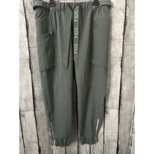FIGS Zamora Jogger Scrub Pants Womens Large Moss Green W23SW2071P